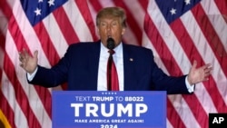 Mantan Presiden Donald Trump mengumumkan ia kembali mencalonkan diri untuk Pilpres AS 2024, hari Selasa (15/11) lalu. 
