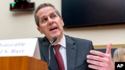 Federal Reserve Board of Governors Vice Chair for Supervision Michael Barr testifies at a House Financial Services Committee hearing on recent bank failures, on Capitol Hill, March 29, 2023.