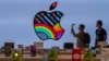 iPhones are on display during a press preview of India's first Apple Store in Mumbai, India, April 17, 2023. Apple opened its first retail store in India in Mumbai on April 18, 2023.