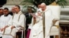 Pope Francis presides over the Chrism Mass in St. Peter's Basilica at the Vatican, Apr. 6, 2023. 