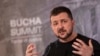Presiden Ukraina Volodymyr Zelenskyy di Kyiv, Ukraina, Jumat, 31 Maret 2023. (Foto: AP)
