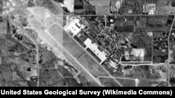 FILE - An aerial view of the Youngstown-Warren Regional Airport