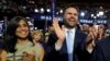 FILE - Republican vice presidential candidate Sen. J.D. Vance, R-Ohio, and his wife Usha Chilukuri Vance arrive on the floor during the first day of the 2024 Republican National Convention at the Fiserv Forum, in Milwaukee, July 15, 2024. 