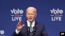 President Joe Biden speaks at a 2024 Prosperity Summit, July 16, 2024, in North Las Vegas, Nevada.