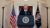 President Joe Biden speaks in the Cross Hall of the White House, July 1, 2024, in Washington.