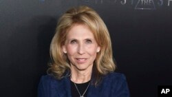 FILE - Shari Redstone attends a premiere in New York, March 29, 2017.