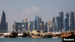 Kapal berlabuh di Doha menjelang Piala Dunia di Doha, Qatar 11 November 2022. (Foto: REUTERS/Amr Abdallah Dalsh)