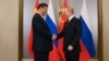 Chinese President Xi Jinping and Russian President Vladimir Putin attend a meeting on the sidelines of the Shanghai Cooperation Organization summit in Astana, Kazakhstan, July 3, 2024. (Sputnik via Reuters)