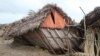 FILE - This traditional house of the east coast of Madagascar was destroyed by Cyclone Freddy in Mananjary on Feb. 23, 2023. The storm later hit Mozambique, and on March 10 it was on track to hit the coast of southern Africa again.