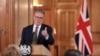 British Prime Minister Keir Starmer delivers a speech, following his first Cabinet meeting as prime minister, in London, July 6, 2024.