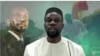 Capture d'écran de la vidéo diffusée sur la page Facebook d'Ousmane Sonko dimanche.
