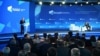 Владимир Путин выступает на пленарной сессии XХ заседания международного дискуссионного клуба «Валдай» в Сочи, Россия. 5 октября 2023 года.