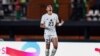 Alaxander Djiku celebrates scoring his team's first goal during the Africa Cup of Nations (CAN) 2024 group B football match between Ghana and Cape Verde at the Felix Houphouet-Boigny Stadium in Abidjan on January 14, 2024. 