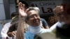 El expresidente de Perú, Alberto Fujimori, tras una asistencia médica en Lima, el 31 de marzo de 2016. 