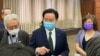 台湾外交部长吴钊燮对媒体讲话。（2022年11月23日）