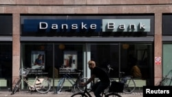 Відделення Danske Bank у Копенгагені. Фото зроблене 29 липня 2022 року. REUTERS/Andrew Kelly