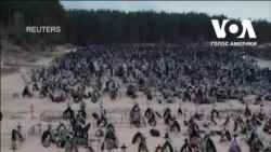 Цвинтар в Ірпені - зйомки з дрона. Відео