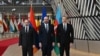 President of Azerbaijan Ilham Aliyev, President of the European Council Charles Michel and Prime Minister of Armenia Nicole Pashinyan