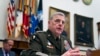 Ketua dari Kepala Staf Gabungan Jenderal Mark Milley berbicara dalam rapat dengar pendapat dengan Komite Bersenjata DPR AS di Washington, pada 5 April 2022. (Foto: AP/Evan Vucci)