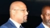 Vidiye Tshimanga (G), mopesi toli ya lokumu ya mokoniz ya mboka Félix Tshisekedi na mambi ma mayele, na mokonzi ya mboka Félix Tshisekedi na Kinhsasa, RDC, 2 aout 2019. Instagram Vidye Tshimanga) 