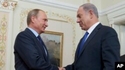 Владимир Путин и Биньямин Нетаньяху