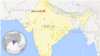 Map of India.