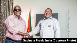 Afonso Dhlakama e Filipe Nyusi