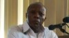Le général Jean Marie Michel Mokoko, jugé et condamné à 20 ans de reclusions. (VOA/Arsène Séverin)