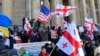 Митинг в Тбилиси под лозунгами требований реформы избирательной системы. 7 ноября 2, Nov. 17, 2019.