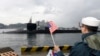 အမေရိကန်ရေငုပ်သင်္ဘော USS Michigan ဟာ တောင်ကိုရီးယား Busan ဆိပ်ကမ်းကို အင်္ဂါနေ့က ရောက်ရှိ