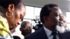 Joseph Kabila, pene na molongani wa ye Olive Lembe (G), na maponami, na Kinshasa, 30 décembre 2018.