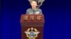台湾国防部召开记者会。作计室联合作战处处长叶国辉说明2019年“汉光35号”演习的规划。（美国之音海伦）