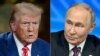 Kombinasi foto: Presiden AS Donald Trump dan pemimpin Rusia Vladimir Putin (foto: dok).