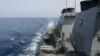 The Arleigh Burke-class guided-missile destroyer USS Milius (DDG 69), deployed to the U.S. 7th Fleet area of operations, conducts a Taiwan Strait transit operation, at an undisclosed location in this handout picture released on April 17, 2023. 