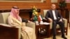 Iranian Foreign Minister Hossein Amir-Abdollahian meets with Saudi Arabia's Foreign Minister Prince Faisal bin Farhan Al Saud in Beijing, China, April 6, 2023. 