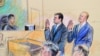 Пол Манафорт та Ричард Ґейтс в суді 30 жовтня. Рисунок судового художника