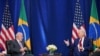 El presidente estadounidense Joe Biden habla con el Presidente brasileño Luiz Inácio Lula da Silva durante una reunión al margen de la 78.ª Asamblea General de las Naciones Unidas en la ciudad de Nueva York, EE.UU., el 20 de septiembre de 2023.