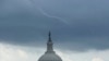 Nube de tornado atrae la atención sobre el Capitolio en Washington