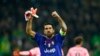Gianluigi Buffon lors d'un match entre la Juventus et Moenchengladbach, Allemagne, le 3 novembre 2015