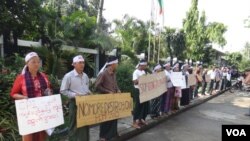 Protest against Myintsone dam project in Kachin