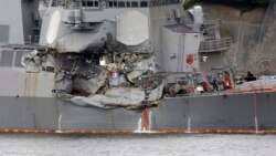 VOA Asia - U.S. Navy calls off search for sailors after deadly collision