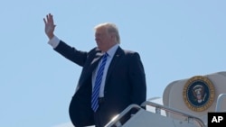  အမေရိကန်သမ္မတ Donald Trump။ 