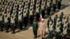 FILE - In this photo from the Islamic Revolutionary Guard Corps' Ground Force on Oct. 17, 2022, troops are seen in northwestern Iran.