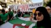 Etudiants manifestant à Alger le 11 juin 2019.