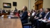 US Secret Service Director Kimberly Cheatle prepares to testify about the attempted assassination of former President Donald Trump before the House Oversight and Accountability Committee, July 22, 2024, in Washington.