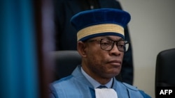 Mokambi ya cour constitutionnelle Bénoit Lwamba Bintu, na Kinshasa, RDC, 19 janvier 2019.