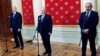 Azərbaycan prezidenti İlham Əliyev, Rusiya prezidenti Vladimir Putin, Ermənistan baş naziri Nikol Paşinyan (Moskva, 11 yanvar 2021-ci il).