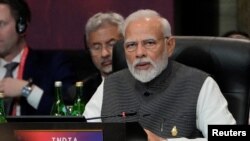 ভারতের প্রধানমন্ত্রী নরেন্দ্র মোদী ইন্দোনেশিয়ার বালির নুসা দুয়ায় জি টুয়েন্টি নেতাদের সম্মেলনে বক্তব্য রাখছেন; (ফাইল ফটো), ১৫ নভেম্বর, ২০২২। 