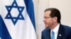 Presiden Israel Isaac Herzog di Washington, DC, pada 25 Oktober 2022. (Foto: Stefani Reynolds via REUTERS)