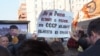Акция протеста против российской пропаганды в Украине. Архивное фото.